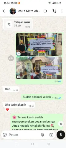 Testimonial Papan Bunga jababeka residence